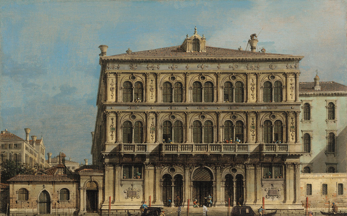 Palazzo Vendramin-Calergi, en el Gran Canal, Venecia, Canaletto