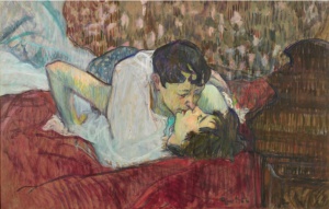 El beso prohibido de Toulouse-Lautrec
