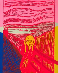 Warhol reinterpreta a Munch