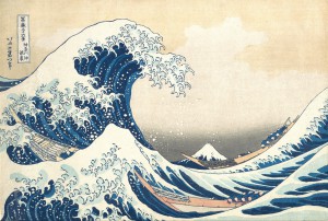 Hokusai y la espuma del tiempo