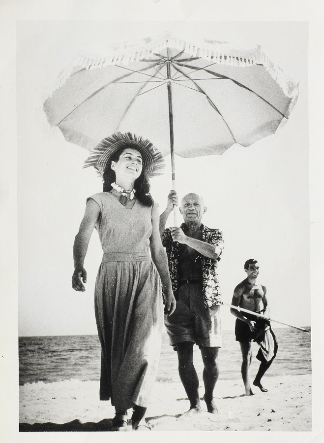 BONHAMS Robert Capa, Picasso and Francoise Gilot, 1948 Estimate 5,000-7,000
