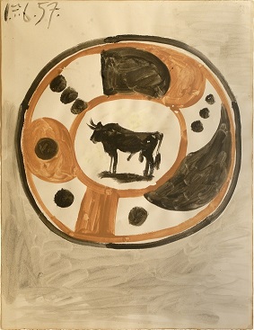 Pablo Picasso, Maqueta para cerámica. Jordi Pascual