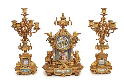 Reloj de sobremesa francés Napoleón III