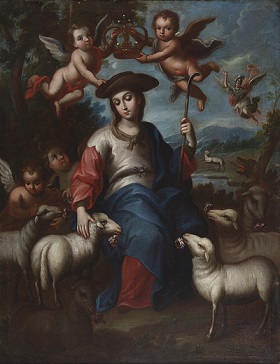 Miguel cabrera, La divina pastora