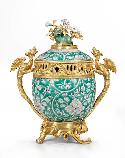 Jarrón en porcelana china c. 1745. Pascal Izarn